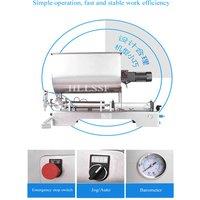 U-shaped Large Hopper Filling Machine With Heating And Stirring Fig Jam Packing Filling Machine