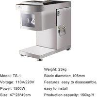 Commercial Automatic Electric Chicken Fillet Breast Fresh Pork Beef Meat Slice Slicer Slicing Cutter Cutting Machine