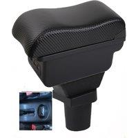 Toyota RAV 4 Armrest box central console storage case driver elbow support carbon fibre