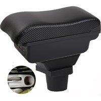 Car Vios Belta Yaris NCP42 Armrest box central console storage case driver elbow support carbon fibre