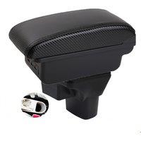 Hyundai Accent Verna Armrest box central console storage case driver elbow support