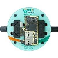 Mobile Phone Board Glass Fixture Mini Heat Insulation Glass Board Microscope Round Fixture Fixed Chips IC Glue Removal Station