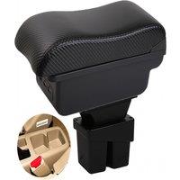 Car City GD8 Armrest box central console storage case driver elbow support carbon fibre