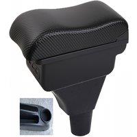 Car Civic ep3 Armrest box central console storage case driver elbow support carbon fibre
