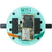 Mobile Motherboard Glass Jig Mini Heatproof Microscope Round Holder Fixed IC Chips Glue Removing Station DIY Repair Tools