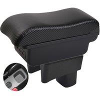 Suzuki Swift GLX Armrest box central console storage case driver elbow support carbon fibre