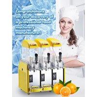 110v 220v Slush Making Snow Melting Machine Tank Cold Drink Slush Machine Commercial Smoothie Maker