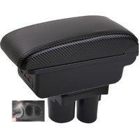 Car Citroen C2 C3 Armrest box central console storage case driver elbow support