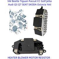 NEW AC HEATER BLOWER MOTOR RESISTOR For VW Beetle Tiguan Passat CC Golf Jetta Audi SEAT SKODA 3C0907521F 3C0907521B 3C0907521G