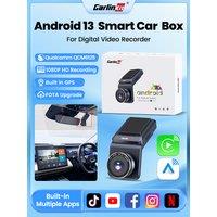 CarlinKit CarPlay Wireless AI Box Android 13 Wireless Android Auto CarPlay TV Box With DVR 1080P for YouTube Netflix 98% OEM Car