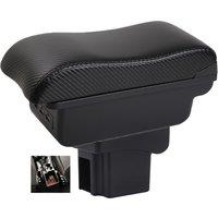 Car Niva Armrest box central console storage case driver elbow support carbon fibre