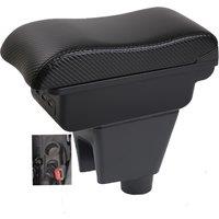 Car Spark III 3 Armrest box central console storage case driver elbow support carbon fibre