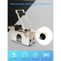 Semi-Auto Round Bottle Labeling Machine Digital Display Electric Power Control Packing Label Applicator Unit