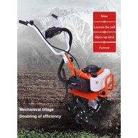 Two/Four Stroke Agricultural Garden Tools Gasoline Minitype Rotary Tiller Outdoor Multi-Functional Rotary Tiller Micro Tiller