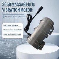 DC 12V/24V Massage Bed Vibration Motor Double Head Eccentric Wheel Feed Vibration Motor Remote Controller Vibration Motor