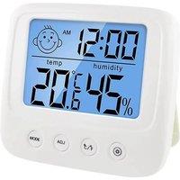 1Pc New LCD Digital Temperature Hygrometer Baby Room Humidity Meter Backlight Home Indoor Electronic Thermometer Weather Station