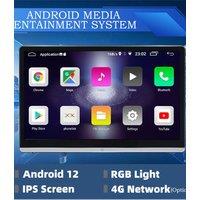 14 Inch IPS 4K Car Headrest Monitor Tablet PC Android 12 UHD 1080P WIFI/Bluetooth/HDMI/FM/Mirror Link/Miracas APP Video Player