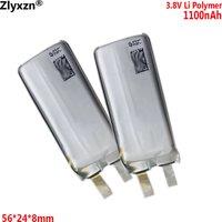 3.8v Li-Polymer 802456 1100mAh For Telo drone battery Remote control car model battery 56*24*8mm