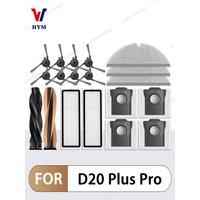 Dreame D20 Pro plus / RLD43SD Accessories robot Vacuum Cleaner Main Side Brush Mop Cloth HEPA Filter Replacement Spare Parts