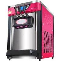 Commercial Three Flavors Ice Cream Machine Desktop Small Three-color Soft Ice Cream Making Machine