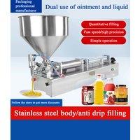 Semi Automatic Paste Liquid Milk Filling Machine Water Small Business Motor Honey Cream Cosmetic Peanut Butter