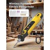 Cordless Rotary Tool Handheld Mini Drill Stepless Speed Control Power Rotary Tool for Jade Polishing Drilling Engraving Cutting