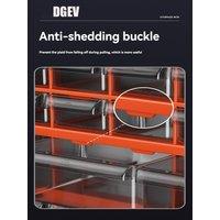 DGEV 2/4 Multi-grid Drawer Parts Box Wall-mounted Screw Classification Component Box Electronic Components Storage Toolbox