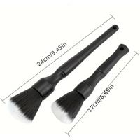1pc Car Interior Detailing Brush Soft Bristle Cleaning Brush Dusting Brush Car Interior Cleaning Tool Auto Detail Brush Car