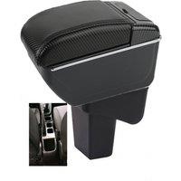 Car Suzuki Grand Vitara Armrest box central console storage case driver elbow support carbon fibre