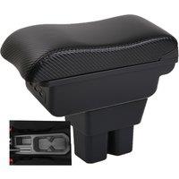 Car jimny Armrest box central console storage case driver elbow support carbon fibre 2019 2020
