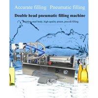 10-100ml Liquid Soda Perfume Liquid Food Drink Customized Discharge Heads Shell Size Weight Automatic Pneumatic Filling Machine