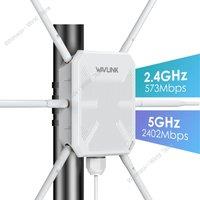 Enrutador/repetidor/AP 5G Para Exteriores, Extensor De Malla WiFi De Largo Alcance AX3000 WiFi6, Alta Potencia, Con PoE, IP67