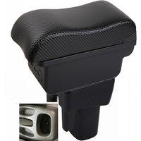 Car Avanza 2009 Armrest box central console storage case driver elbow support carbon fibre