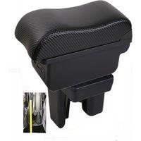 Car Hilux Armrest box central console storage case driver elbow support carbon fibre