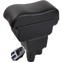 Car Duster II 2 Armrest box central console storage case driver elbow support carbon fibre