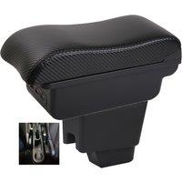 Car kaptur Armrest box central console storage case driver elbow support carbon fibre