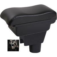 Car Duster Armrest box central console storage case driver elbow support carbon fibre