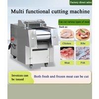 Farm Pork Engineering Meat Cutting Machine Food Processing Plant Beef Cutting Machine Meat Slicing And Shredding Machine
