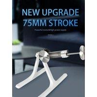 Electric Telescopic Linear Actuator 75mm Stroke High Thrust Telescopic Linear Actuator Push Rod with 80mm Round Plate