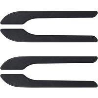 For Tesla 2021-2025Model 3 Y Car Door Handle Wrap Cover Decorative Stickers Anti-scratch ABS Protector Frosted Black