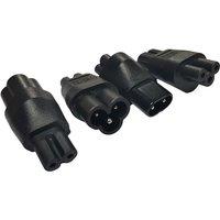 1PCS Black 2.5A 250V IEC320-C6 Male to C7 Female power adapter plug PDU UPS Server Male C8 to Female C5 Power Plug Converter