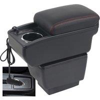 Car Fabia Armrest box rest arm central content store case console storage elbow support