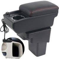 Car Accent RB Solaris Armrest box rest arm central content store case console storage elbow support