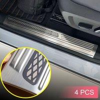 For Mitsubishi Outlander 2022 2023 2024 2025 Stainless Steel Inside Door Sill Kick Scuff Cover Protector Guard Car Accessories