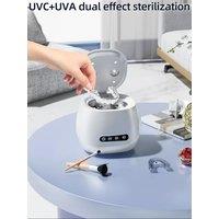 Dental Braces Dentures Ultrasonic Cleaner UV Disinfection 2000mah Mini UV Ultrasonic Denture Cleaner Cleaner Cleaning Machine
