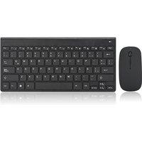 Keyboard and Mouse SET Wireless 2.4G Gaming Office Computer Spanish Keyboard Compact Key Layout Laptop USB Mouse Roller Laser