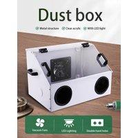 Table Grinder Dust Box Amber Jade Carving Buddha Bead Polishing Machine Electric Grinding Spray Paint Acrylic Dust Cover