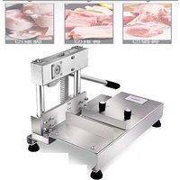 Top Quality Manual Pig Feet Cutter Machine / Portable Frozen Fish Pig Cow Sheep Bone Cutting Machine