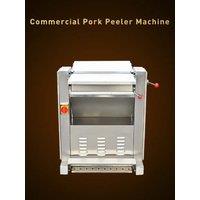 Fully Automatic Fresh Pork Skinning Peeling Machine Stainless Steel Electric Blade Pig Skin Removal Machine