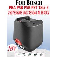 NEW 18V 6000mAh Li-ion Rechargeable Battery For Bosch Tools PBA PSB PSR PST 18Li-2 2607336208 2607335040 AL1830CV Type C Battery